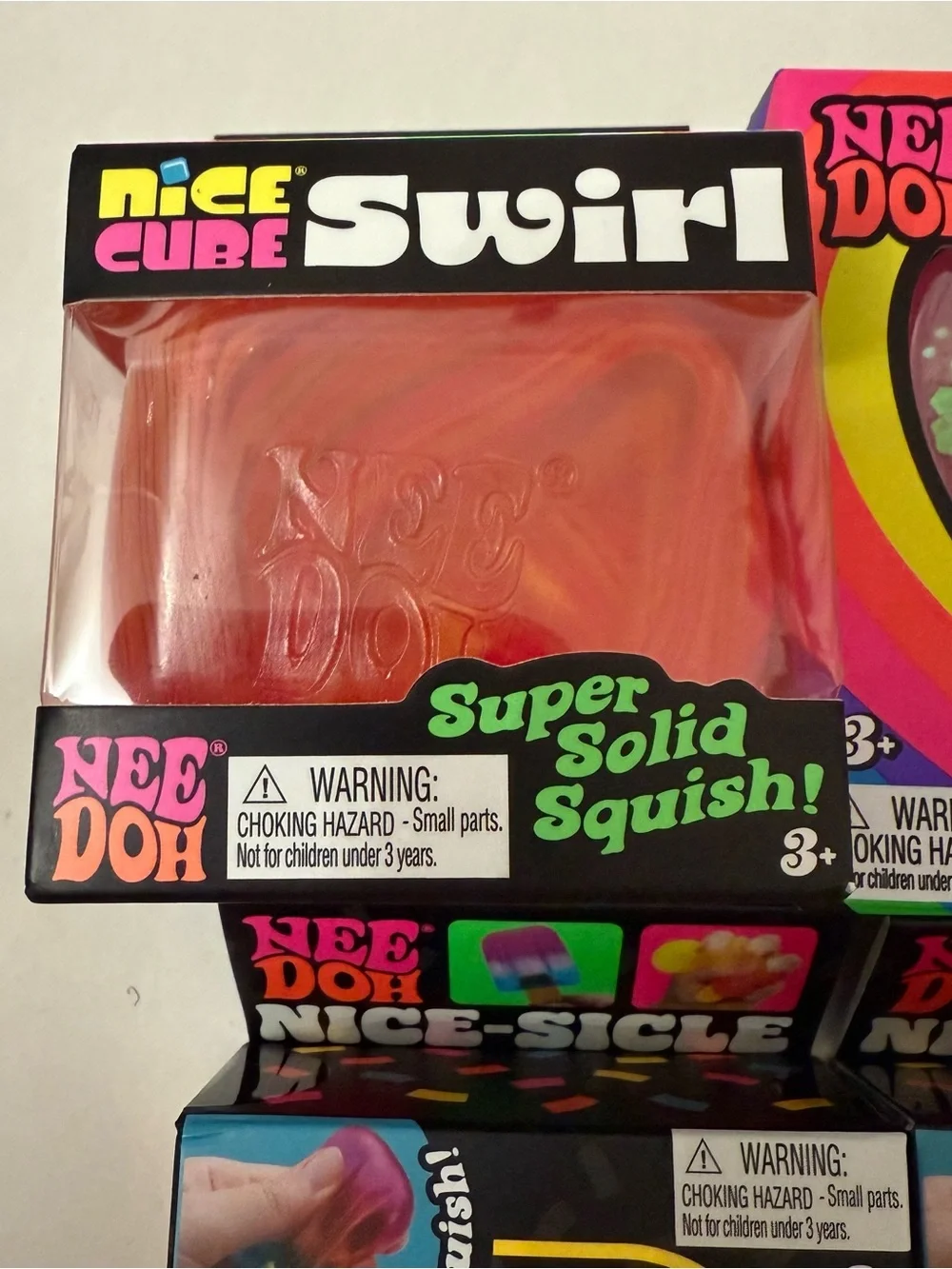 NeeDoh Bundle - Nice-Sicle, Good Vibes Only, Nice Cube Swirl